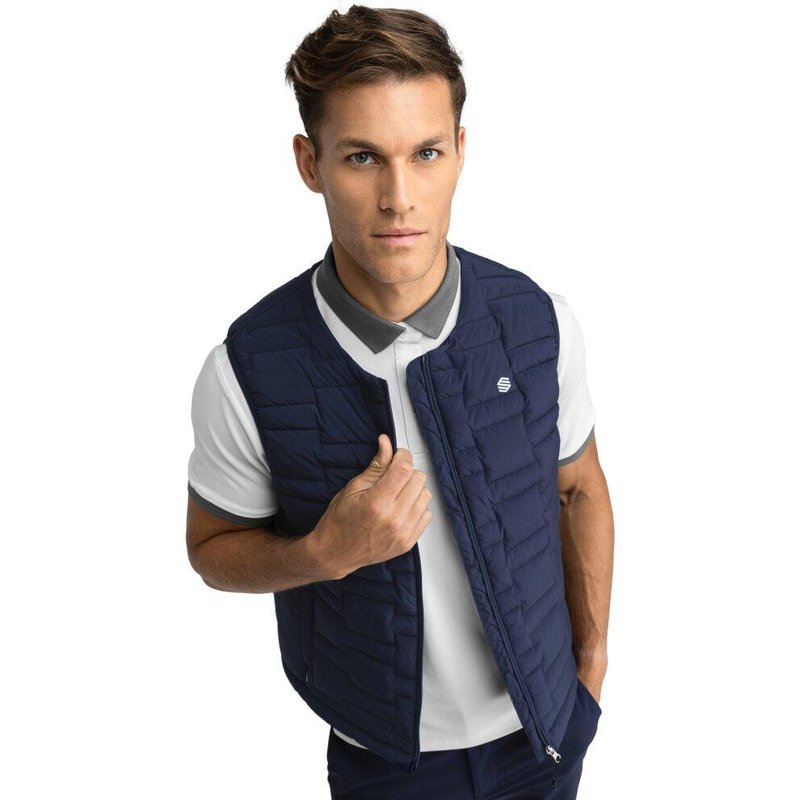 Men Golf 's insulated vest Royal Blue