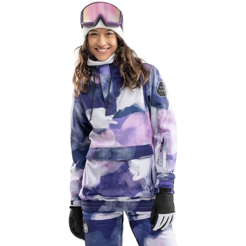 Women Winter sports 's snowboard jacket W3-W Cloudmont Multicolor