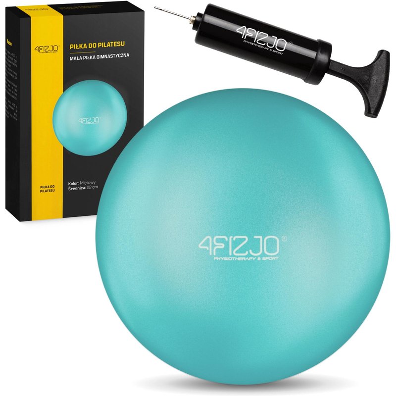 Kleiner Pilates Rehabilitationsball für Übungen 4FIZJO 22 cm