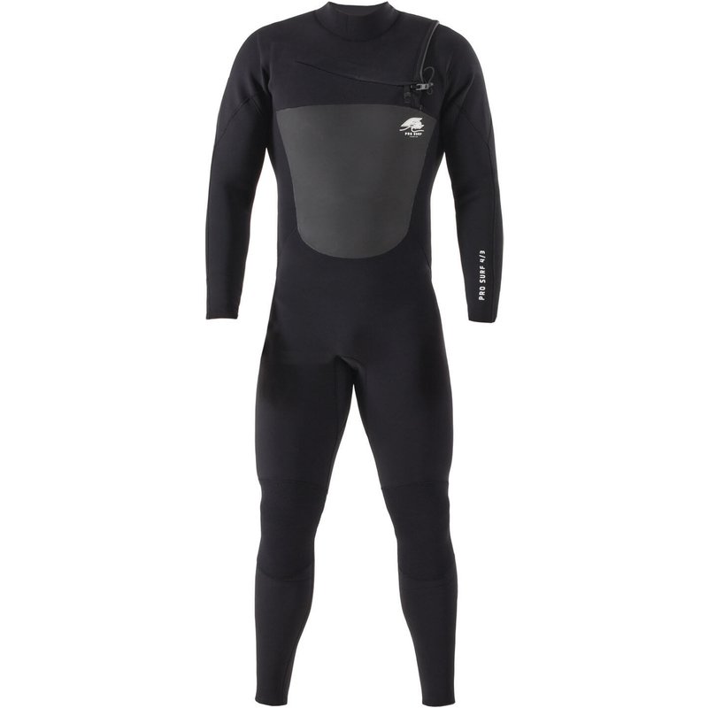 F2 Neopren Anzug Pro Surf Men Full Suit Lang 4/3mm M Schwarz