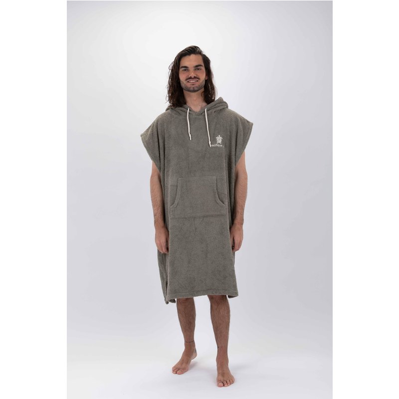 Poncho Surf | Grün |100% Baumwolle| ärmellose | Große Größe