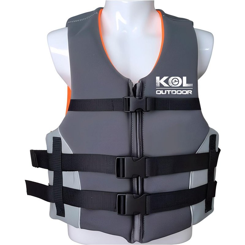 Neopren Schwimmweste 50N KOL OUTDOOR Kajak SUP Wakeboard - Größe XL