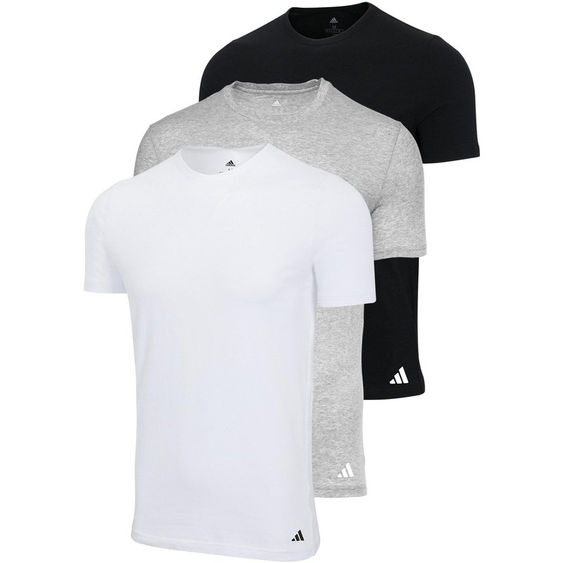 T-Shirt Herren 3er Pack Figurbetont-Crew Neck Shirt Active Core Cotton 3PK