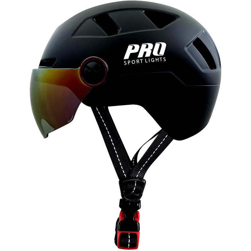 Fahrradhelm Speed Pedelec Erwachsene 2 Visiere und LED-Beleuchtung - NTA 8776