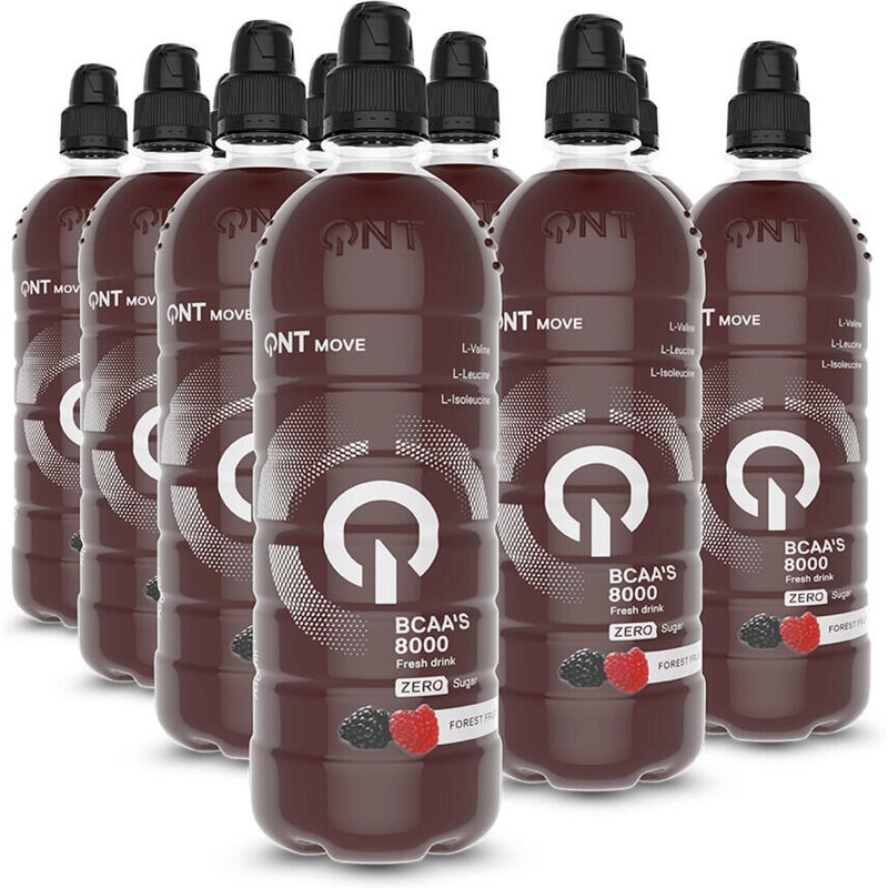 BCAA'S 8000 mg mit natürlichem Saft - Waldfrucht - ZERO CALORIE - (12 x 700 ml)