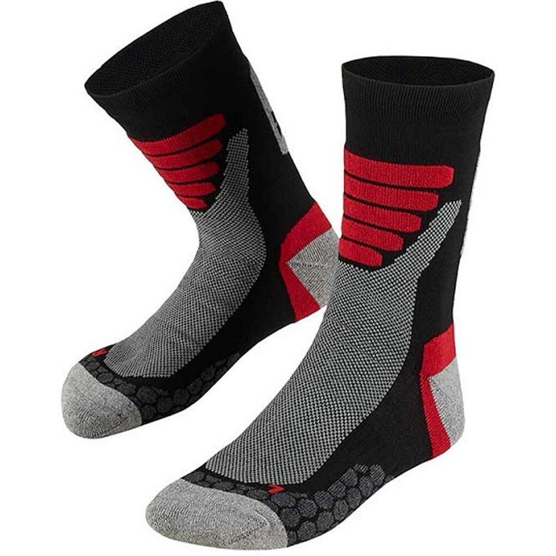 Wandersocken Coolmax® halbhoch 2 Paar – Schwarz