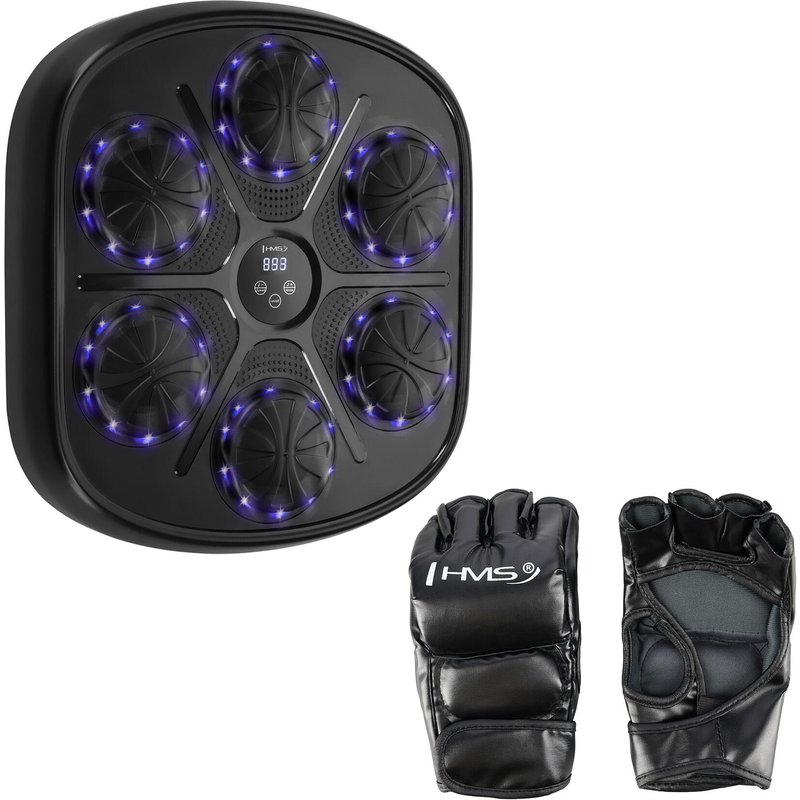 Elektronische Boxwand HMS TB03 mit Bluetooth, Musik und Handschuhen