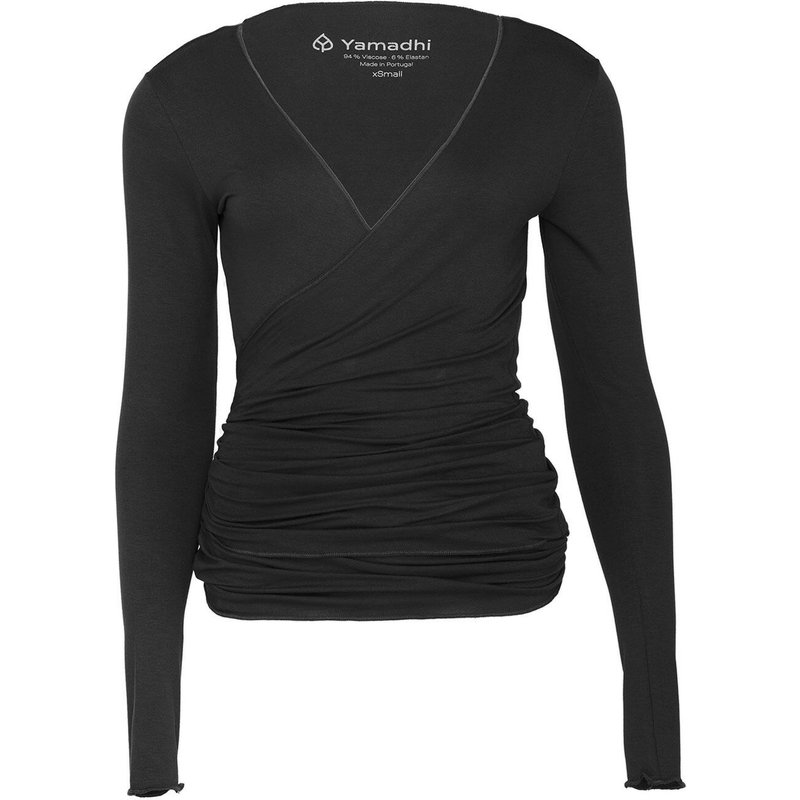 Yoga Wickeljacke, Modal, Schwarz