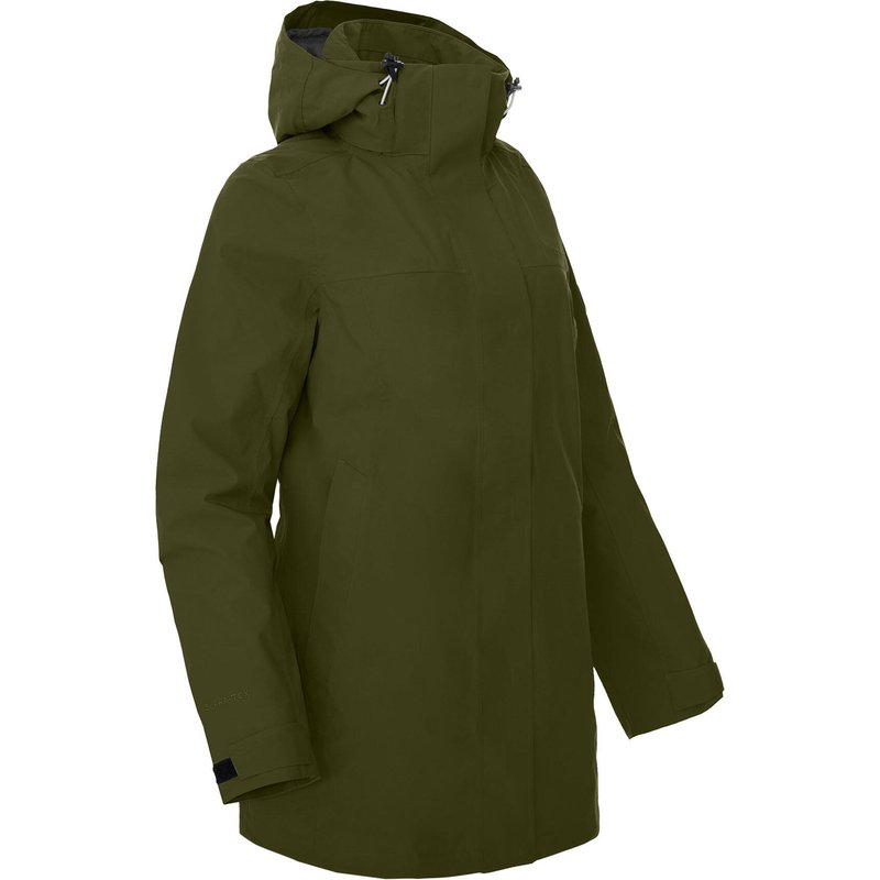 Sommer-Parka wasserdicht, leichtes Netzfutter, 20000 Wassersäule gün