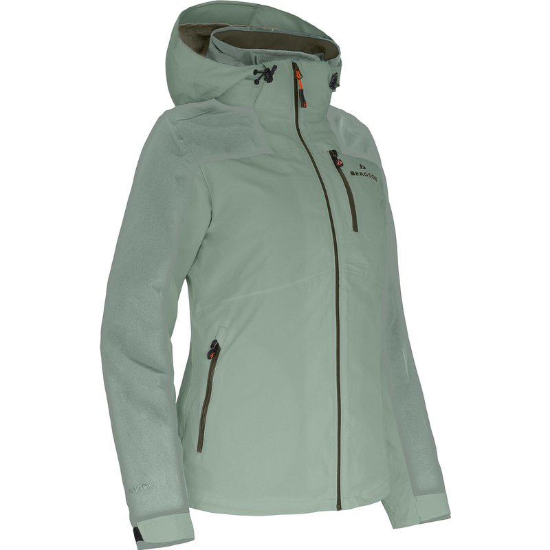 Regenjacke Netzfutter, 20000 mm Wassersäule Grün