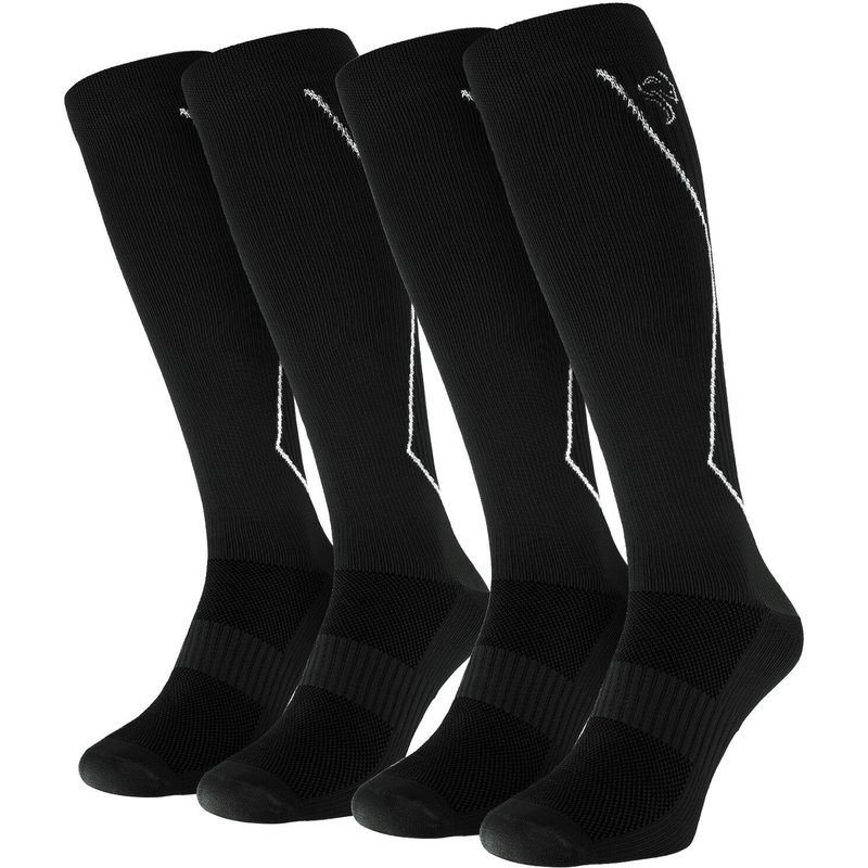 Damen Herren Kompressions-Laufsocken gepolstert und atmungsaktiv, Achillesschutz