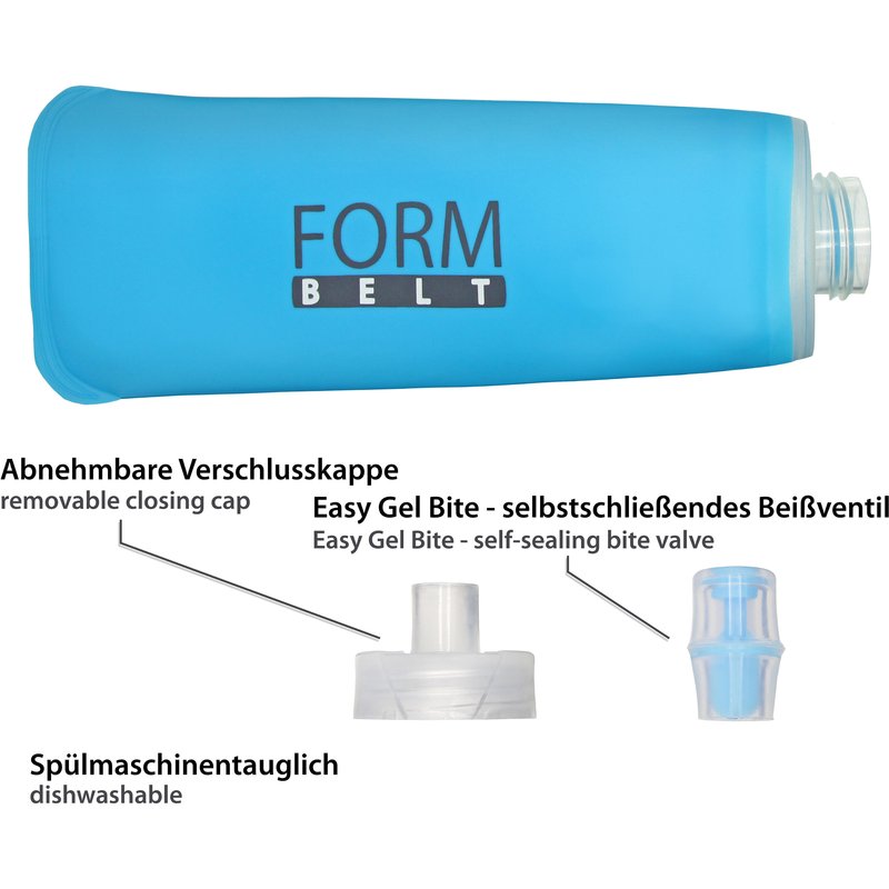 Formbelt 250ml Soft Flask Trinkflasche für Laufgürtel