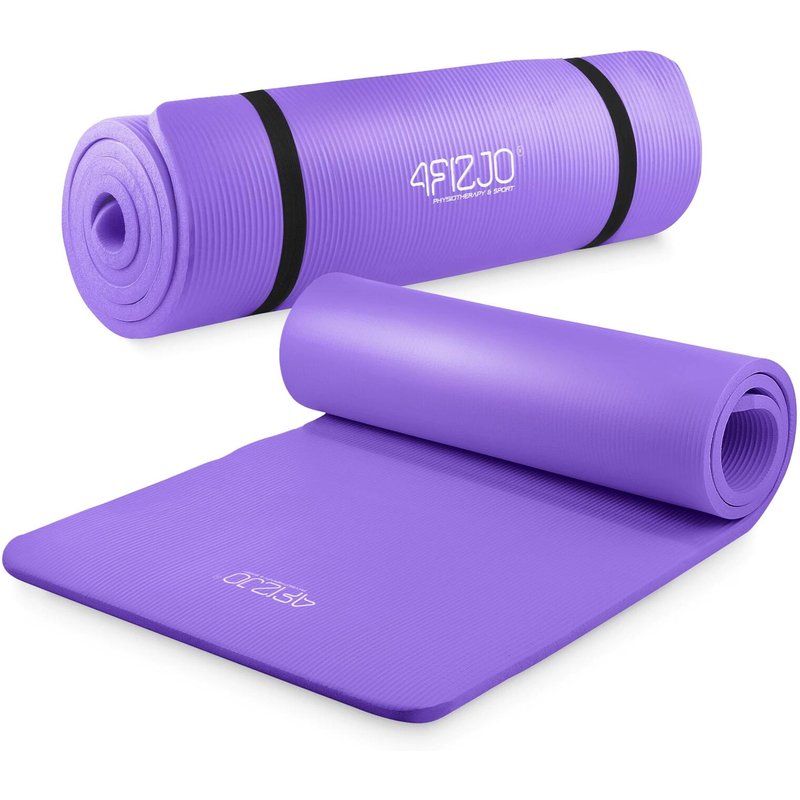Yogamatte NBR Gymnastikmatte Fitnessmatte 180 x 60 x 1 cm