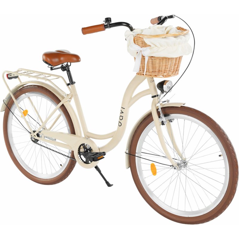 Damenfahrrad Davi Mila 26", 1 Gang, 155-180 cm, Kaffeebraun