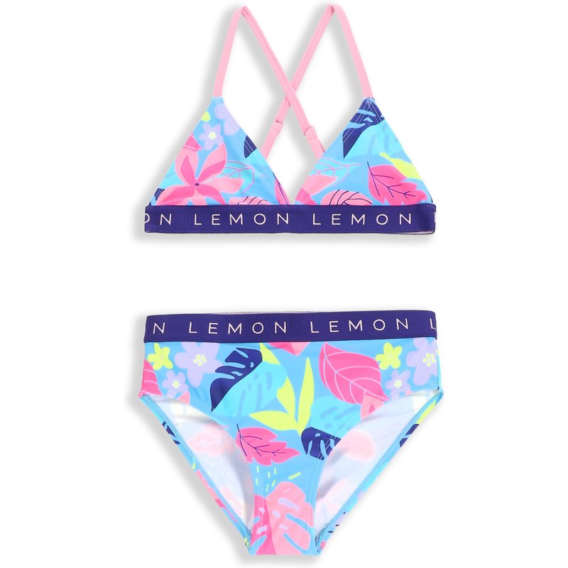 Mädchen Bikini-Set Surfen X-Back WL5 bunt