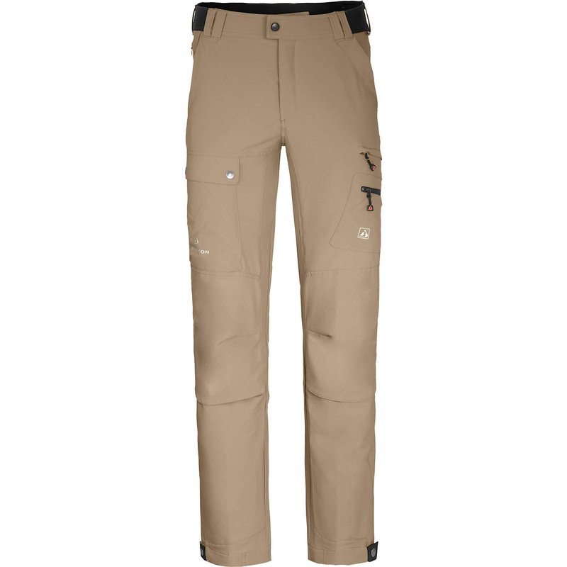 Herren Wanderhose recycelt, elastisch, 7 Taschen Beige