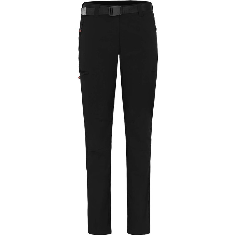 Damen Winter-Wanderhose warm gefüttert, elastisch Schwarz