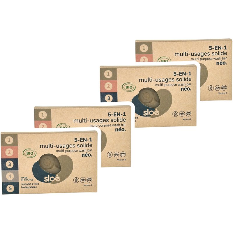 FESTE 5-IN-1-MEHRZWECKSEIFE NEO (100G) - PACK VON 4