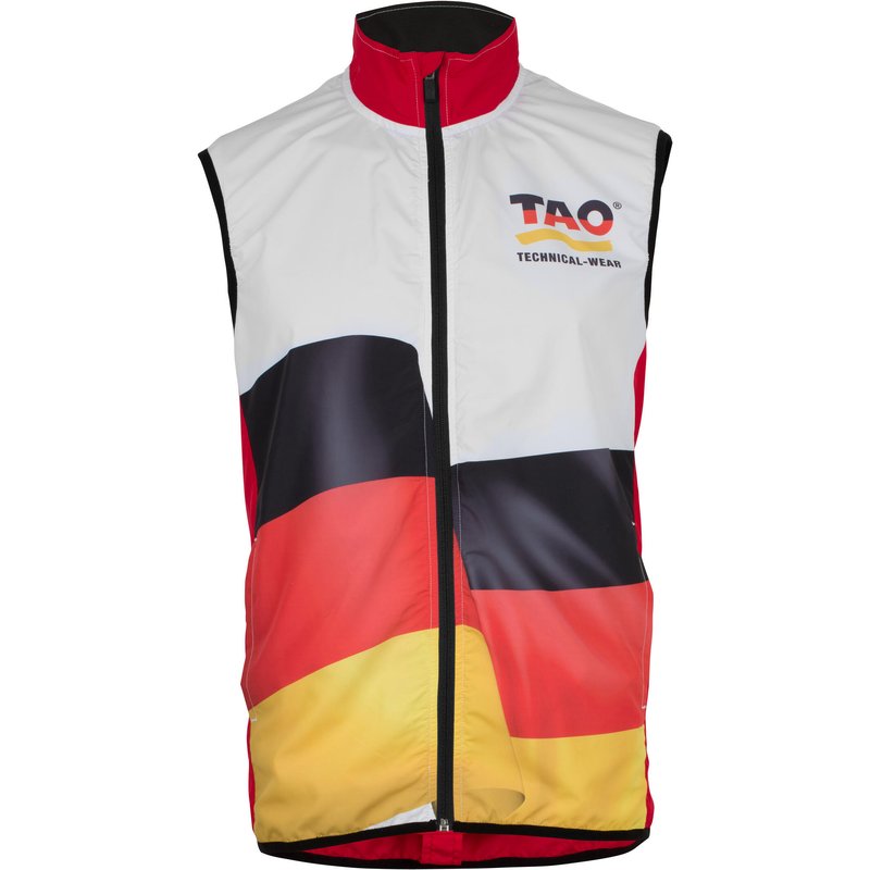 Herren Deutschland-VEST Wind-und wasserabweisende Deutschland-Print