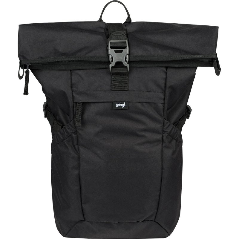 BAAGL Roll-Top Rucksack 29 L, Schwarz.