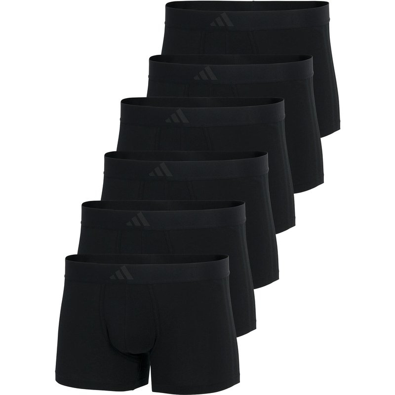 Adidas Basic Boxer Trunk Men Herren Unterhose Shorts Unterwäsche 6er Pack