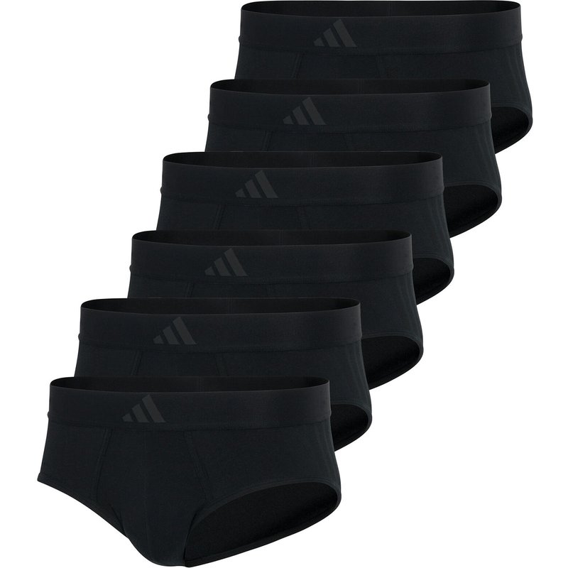 Adidas Basic Brief Men Herren Unterhose Slip Unterwäsche 6er Pack