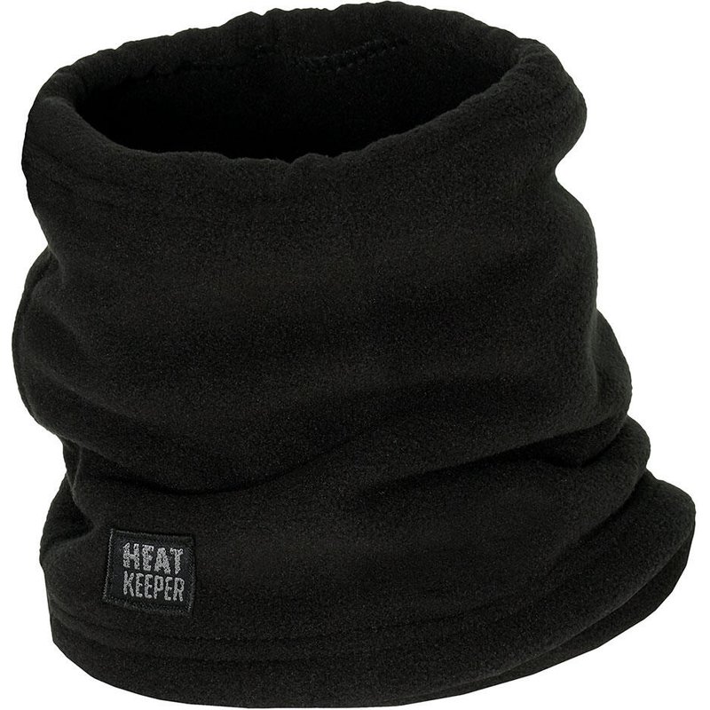 Thermoisolierende Kinder Nackenwärmer Fleece Schwarz 5-8 Jahre