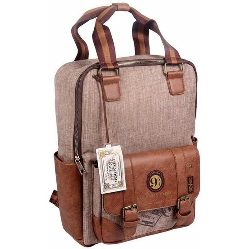 Lässiger Rucksack Harry Potter Braun