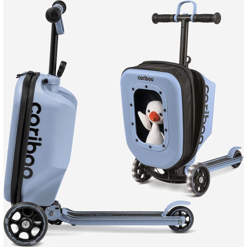 Dreirad-Roller mit Koffer Cariboo iTravel (blau) -4969