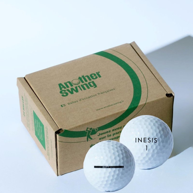 24 Golf ball-Set gebrauchte INESIS Soft 500 - Qualität AAAA