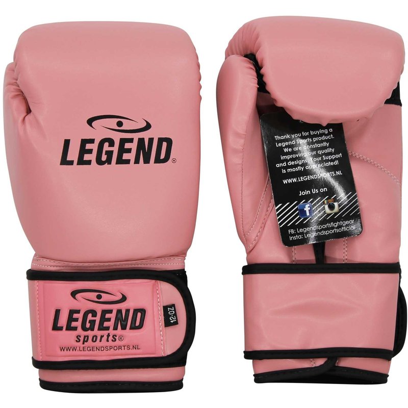 Powerfit & Protect Boxhandschuhe Damen Lachsrosa PU