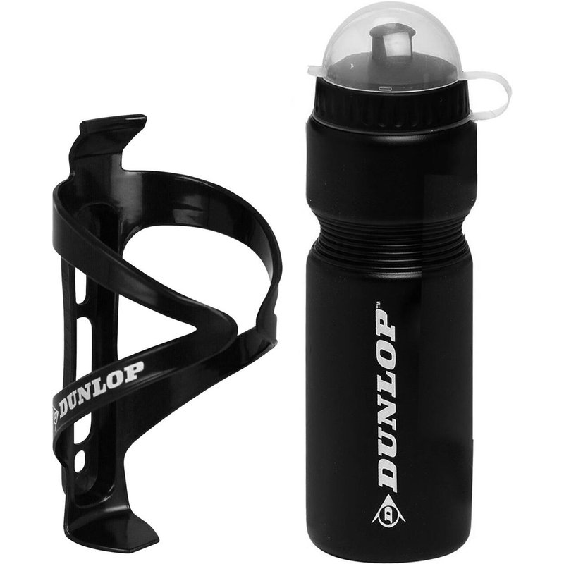 Dunlop Fahrradtrinkflasche mit Halterung 750ML
