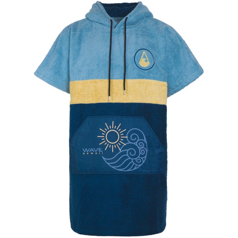Poncho Wave Hawaii AirLite Poncho Pukalani XXL WH4073XXL Mehrfarbig 120 x 85 cm