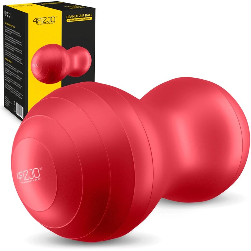 Gymnastikball Peanut 45x90cm Erdnussball mit Pumpe Reha Physio 4FIZJO