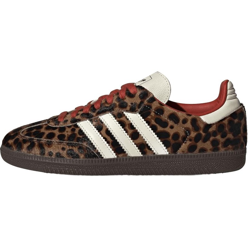 Sneaker - low-top, leopardenprint - samba og preloved red leopard
