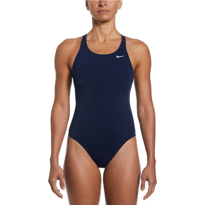 Nike Hydrastrong Solid Fastback Badeanzug – Marineblau – Größe 28