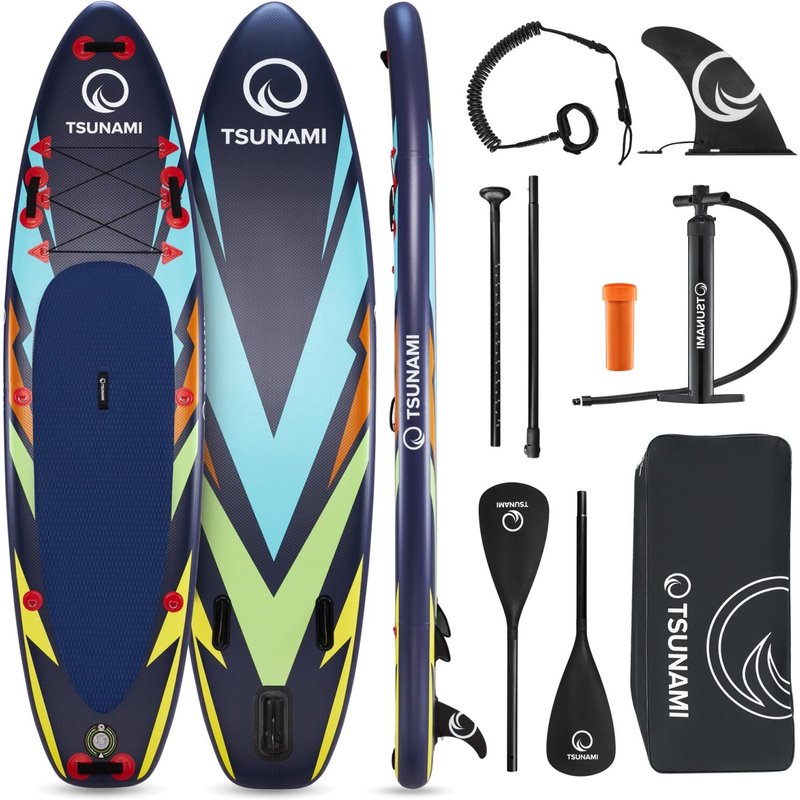 Aufblasbares SUP-Board mit Zubehör TSUNAMI T08 10'6