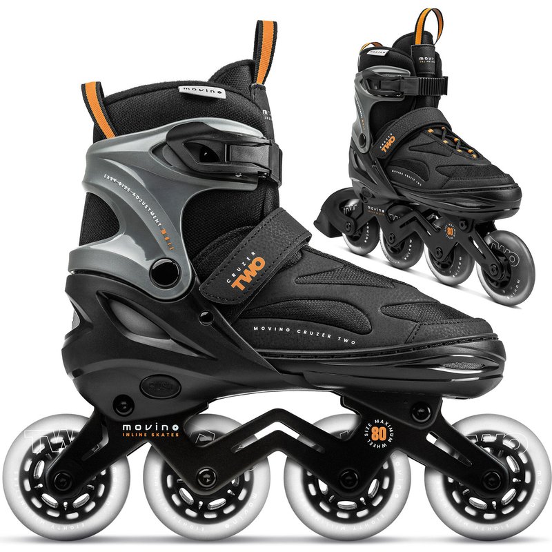 Verstellbare Fitness Inline-skates Inliner für Herren Movino Cruzer Two 4044