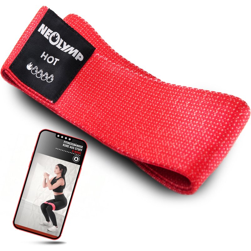 Kurze Fitnessbänder Stufe 1 – Hautfreundliche Mini Bands, robuste Mobility Bands