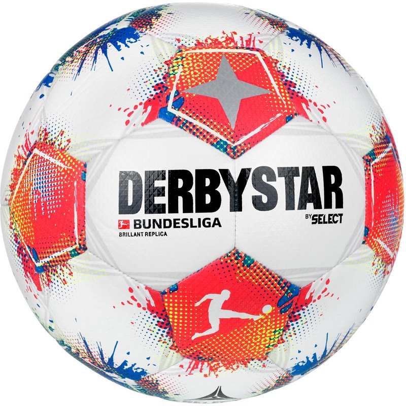 Fußball Bundesliga Brillant Replica 2025/2026 Fußball Unisex Weiß-Orange