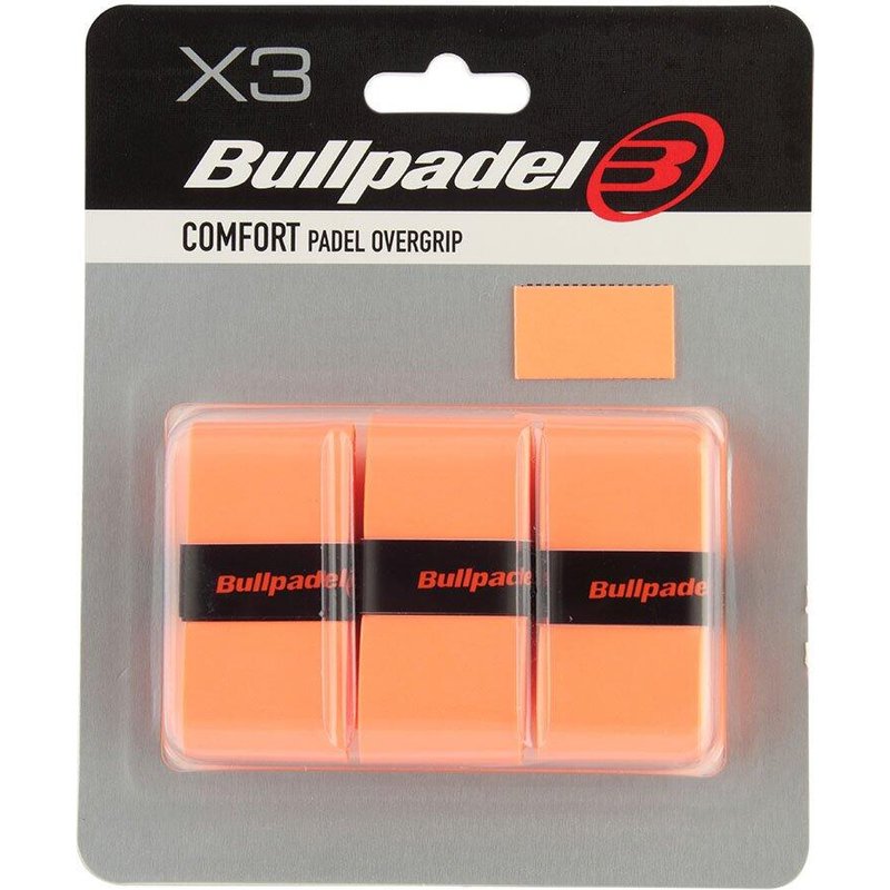 3 Bullpadel Gb-1200 Overgrips In Orange