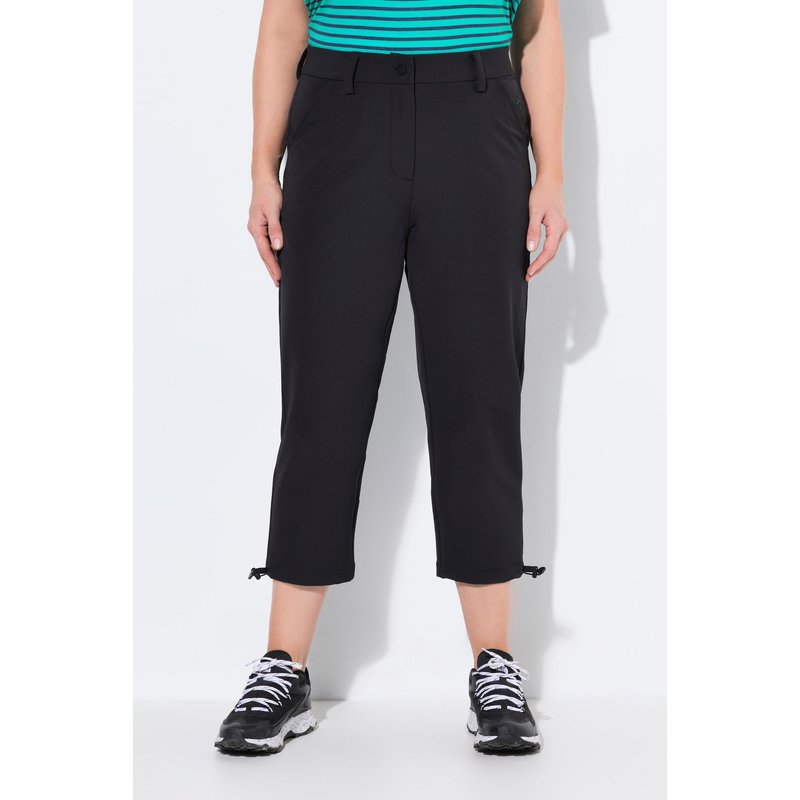Damen 3/4-Softshell-Hose superdünn Saum verstellbar