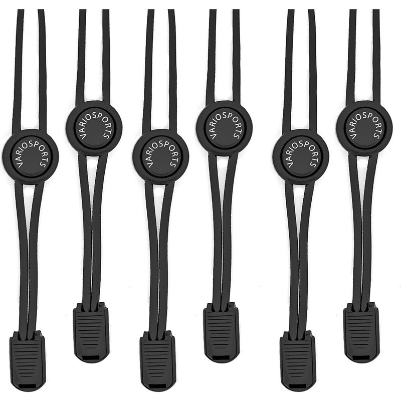Variosports Shoelaces-Schnürsenkel-3er Pack-black