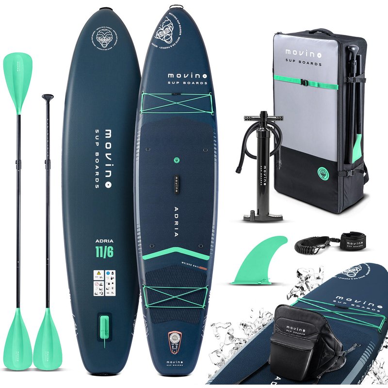 Aufblasbares SUP-Board Adria NBM 11'6” (350 cm) mit Welded-Rail-Technologie