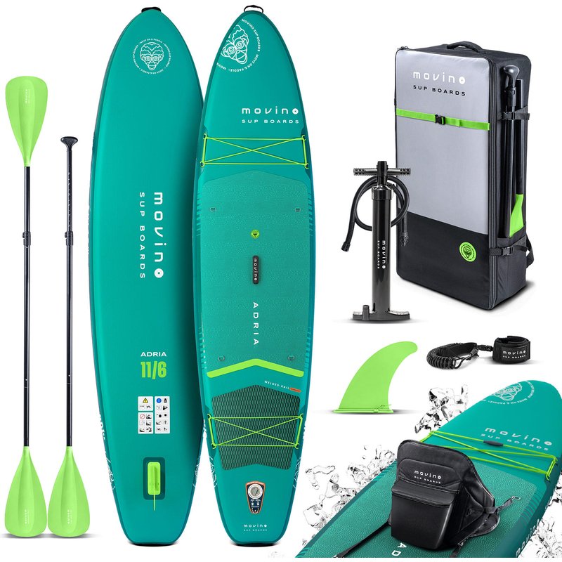 Aufblasbares SUP-Board Adria G 11'6” (350 cm) mit Welded-Rail-Technologie