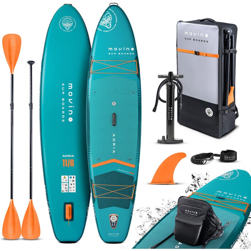 Aufblasbares SUP-Board Adria BO 11'6” (350 cm) mit Welded-Rail-Technologie