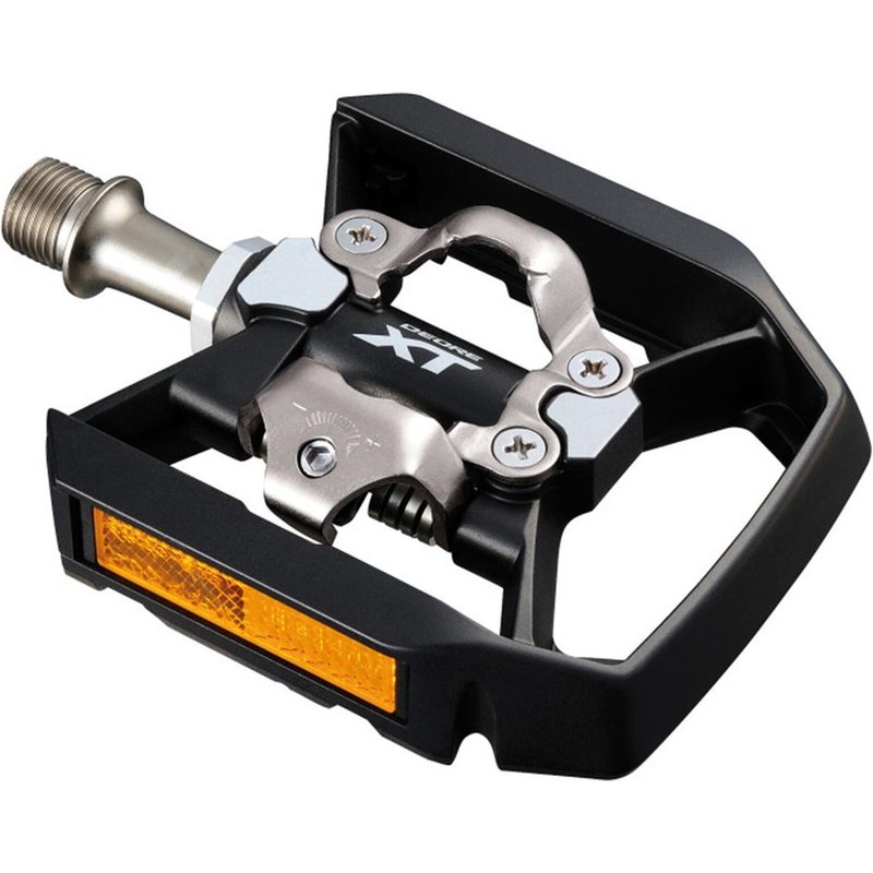 Shimano SPD Trekking-Pedal PDT8000 schwarz,9/16",einseitig,mit Reflektoren