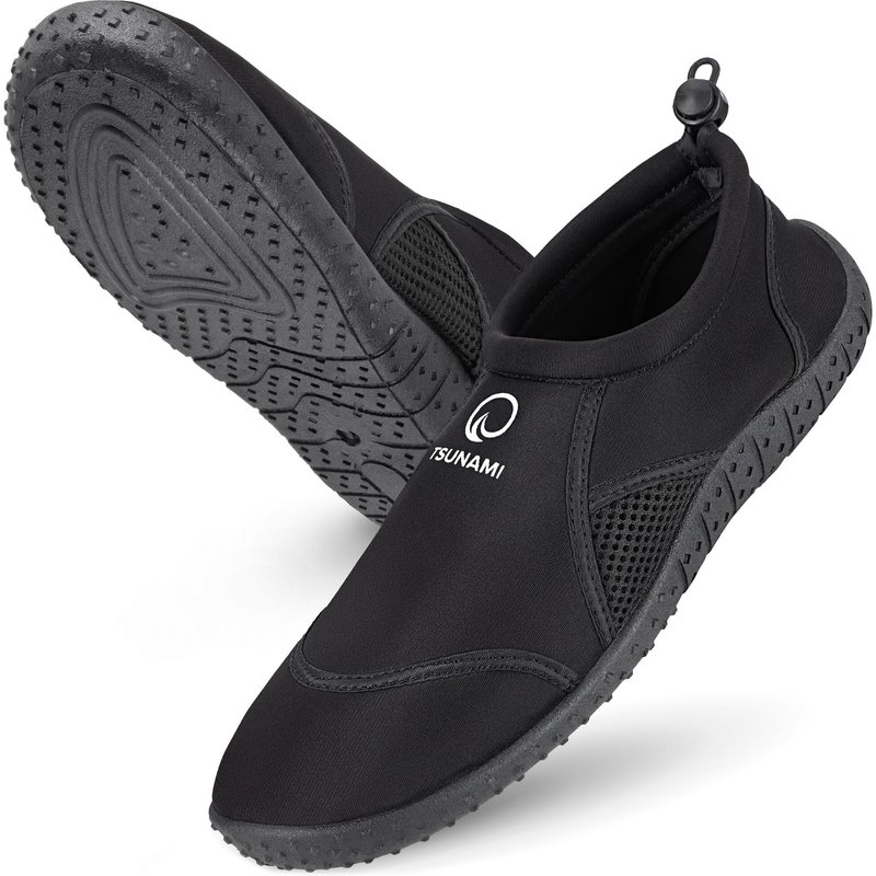 Slip-On Wasserschuhe Badeschuhe Rutschfest Aquaschuhe Strandschuhe TSUNAMI