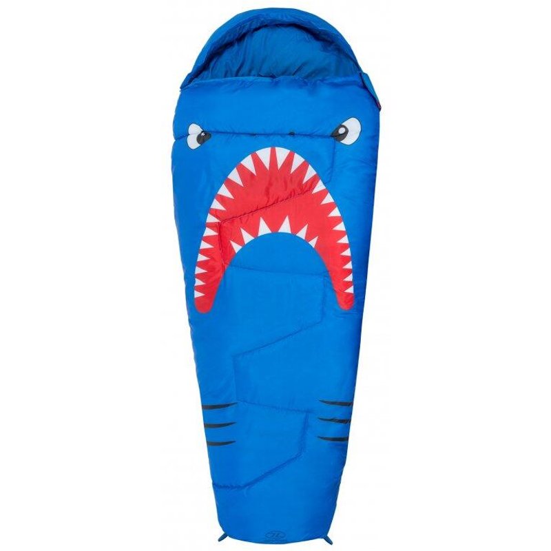 Schlafsack für Kinder Highlander Shark Print 15ºC