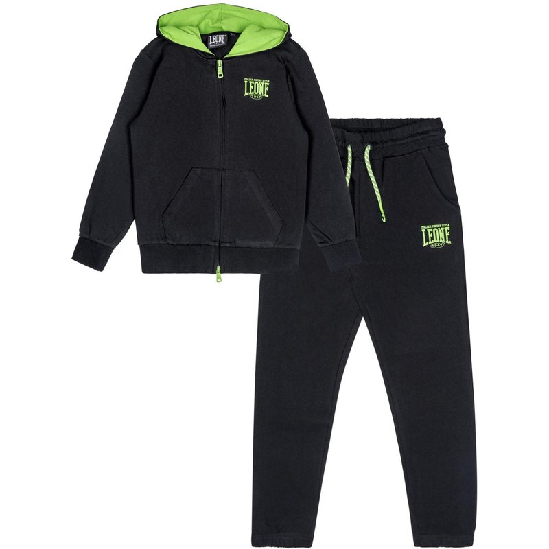 Trainingsanzug Kinder Leone 1947 Apparel Baumwolle Kapuze Reißverschluss